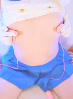 【真人ASMR】舰娘岛风のコスプレ超高画質♡絆創膏乳首